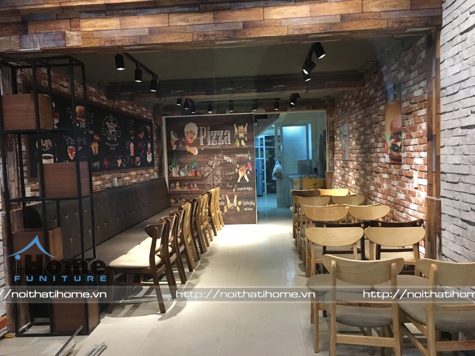 thiết kế cửa hàng pizza hải phòng